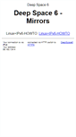 Mobile Screenshot of mirrors.deepspace6.net